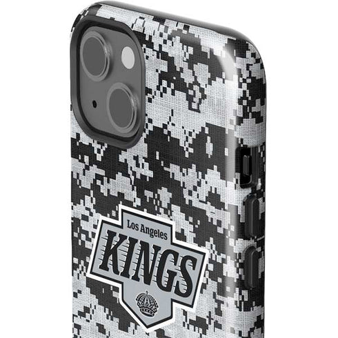 NHL Los Angeles Kings Camo iPhone 15 Impact Case